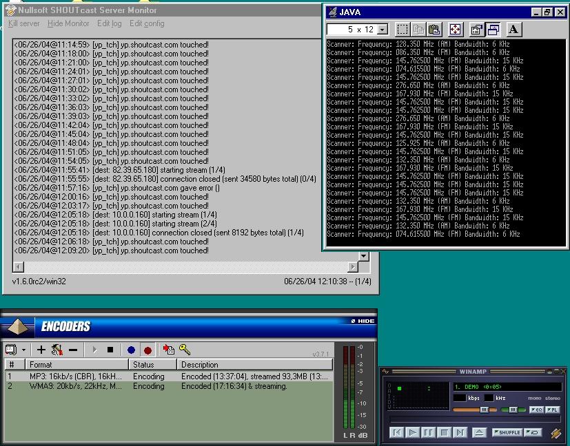 Layout Server Screen